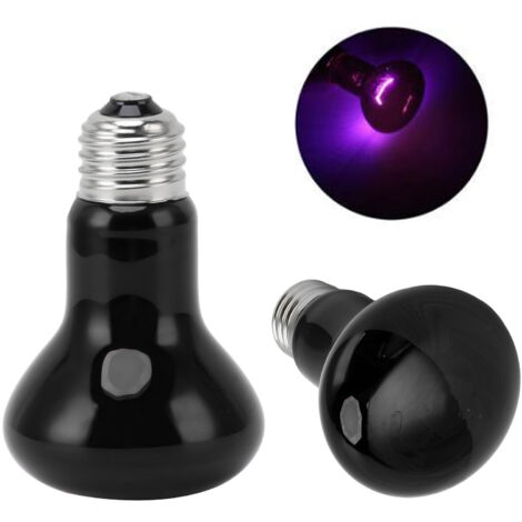 E27 Reptilien-Heizlampe, multifunktionale Schlangen-Scheinwerferlampe 110–120 V, schwarz
