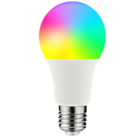E27 RGB+W-Lampe, Speicherfunktion, Vollspannung, hohe Helligkeit, energiesparend, Fernbedienung, Helligkeitsregelung, Moduswahlschalter, 16 Farbtasten