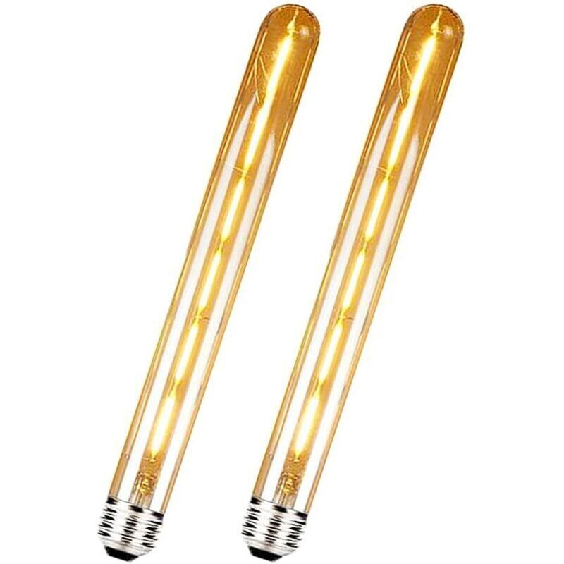 E27 T30 300mm Ampoule à LED Décorative Style Vintage Rétro Industriel Antique Edison E27 T30 6W 600lm 2700K blanc chaud 360° 230V, Aucun