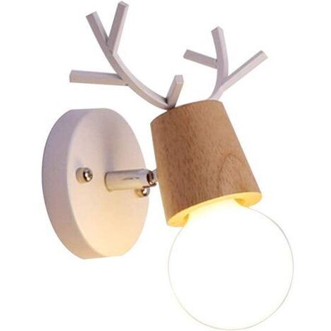 E27-Wandleuchte, Kinderwandleuchte, Weihnachtsdekoration, kreativ, in Form eines Hirschgeweihs, Leuchten und Lampen für Schlafzimmer, Wohnzimmer, Flur und Treppenhaus.