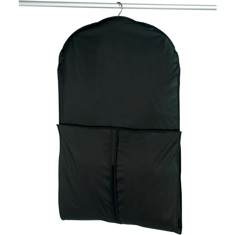 Housse vêtements WENKO Deep Black 60x150cm 3 pièces PEVA housse de protection vêtements abwaschbar housse pour robes manteaux costumes sac à