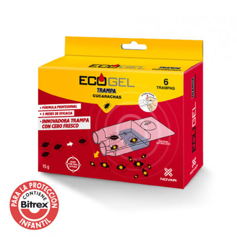 E3/06235 ECOGEL COCKROACHS KIT 6 PIÈGES 15GR.