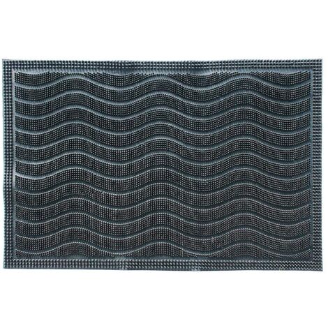 JARDIBRICODECO E3/08677 Felpudo Pin Mat 60X40Cm 100% Caucho
