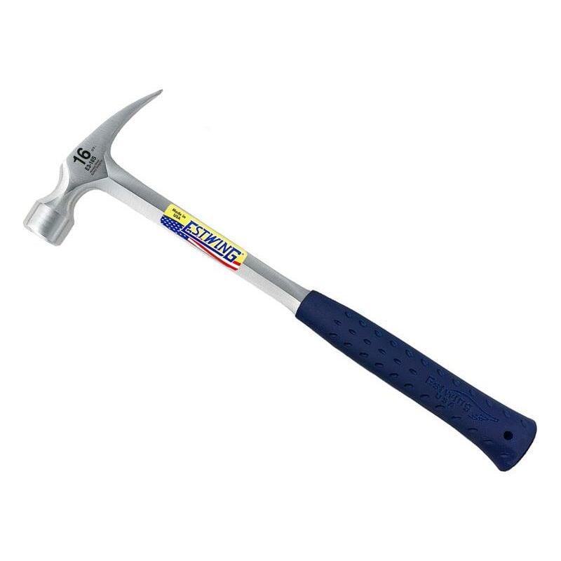 E3/16S E3/16S Straight Claw Hammer - Vinyl Grip 450g (16oz) ESTE316S - Estwing