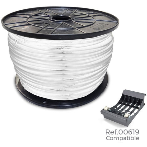 E3/28979 BOBINE CÂBLE ACRYLIQUE 3X2,5MM BLANC 150MTS (BOBINE GRANDE Ø400x200mm)