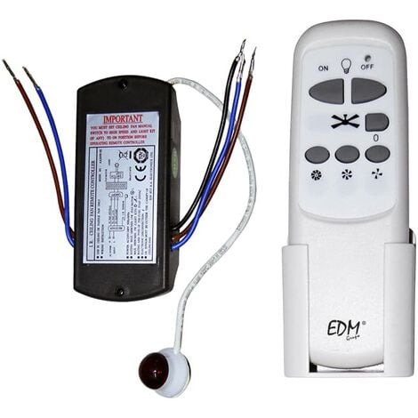 E3/33997 Kit Mando A Distancia Universal Para Ventilador De Techo EDM
