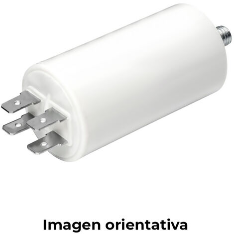 E3/63014 Condensador Mka 3 Uf 5% 450 V 25X57 Con Espiga M8 Y Faston Simple 6,35