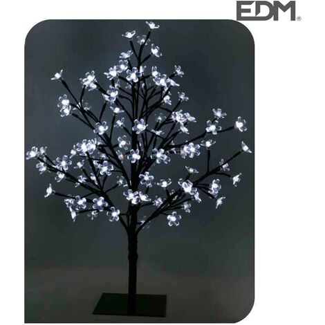 Arbre 3d sakura 60cm 120 leds blanc froid ip44 edm