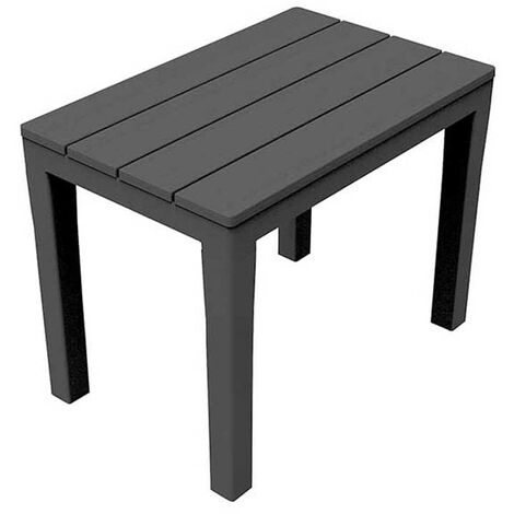 E3/75314 BANQUETA PARA EXTERIOR. COLOR: NEGRO 38,5x60x45cm IPAE PROGARDEN