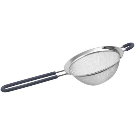 E3/76308 Colador Inox Mango Silicona 13.5Cm