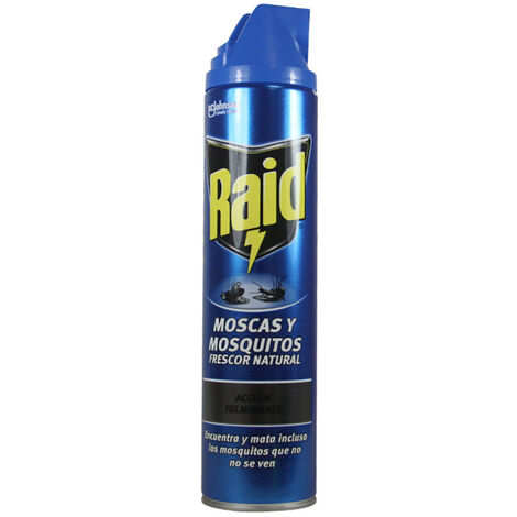 E3/95096 Raid Insecticida Spray 600Ml Moscas Y Mosquitos