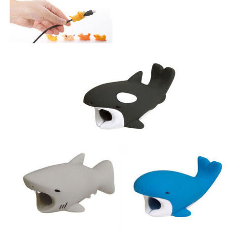 (E)3 Pièce Protecteurs de Câbles pour Animaux, Protecteur de Câble Animal, pour la Protection Contre la Rupture du Câble de Chargement USB, Compatible avec Iphone, Android