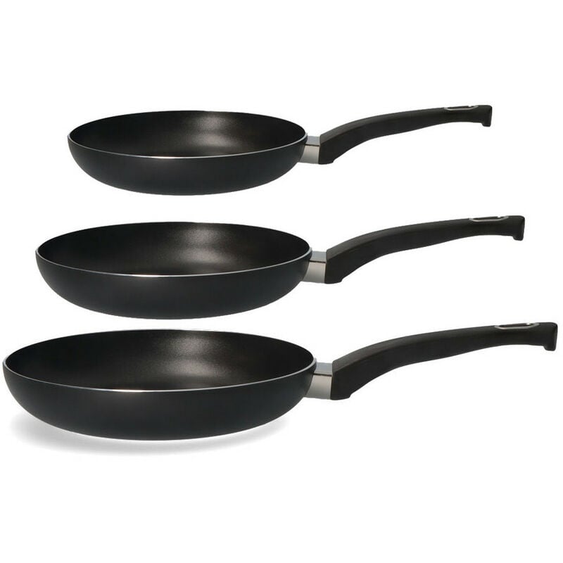 EDM - Set 3 Poêles Anti-Adhérentes ''basic Line''