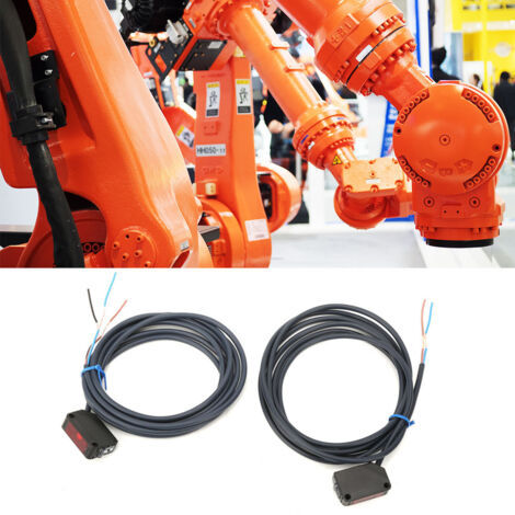 E3Z-T61 Infrarot-Lichtschranke, 12–24 V NPN-Ausgang für industrielle Automatisierung
