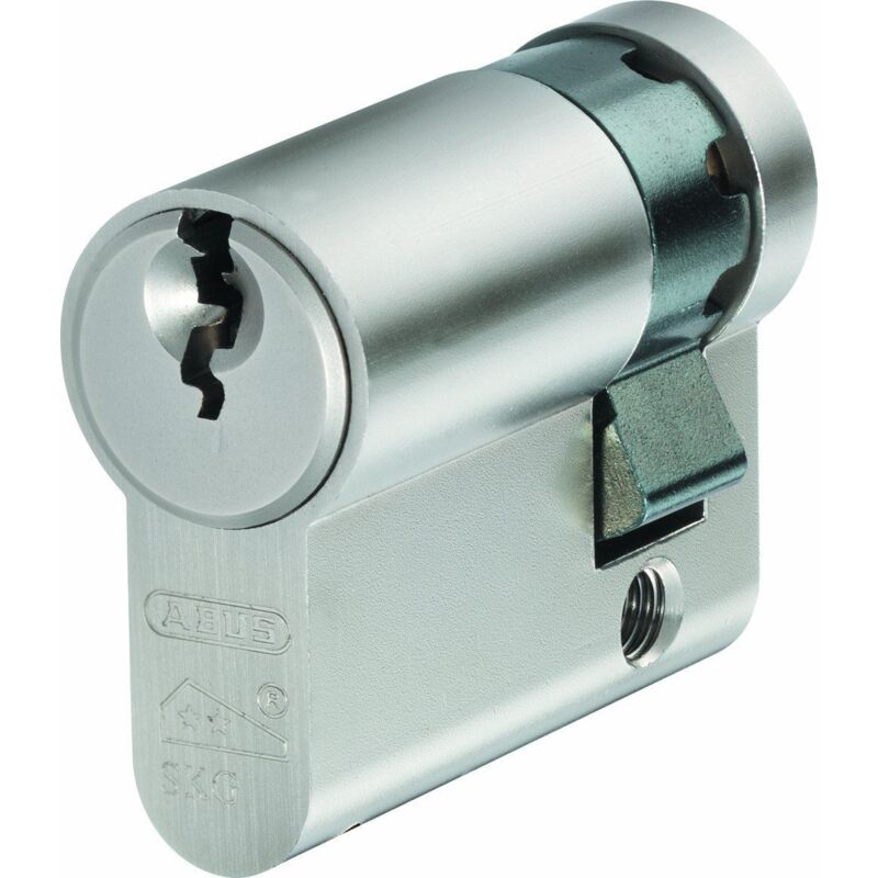 Abus - Mechanical E60np Euro Half Cylinder Nickel Pearl 10mm / 40mm Box