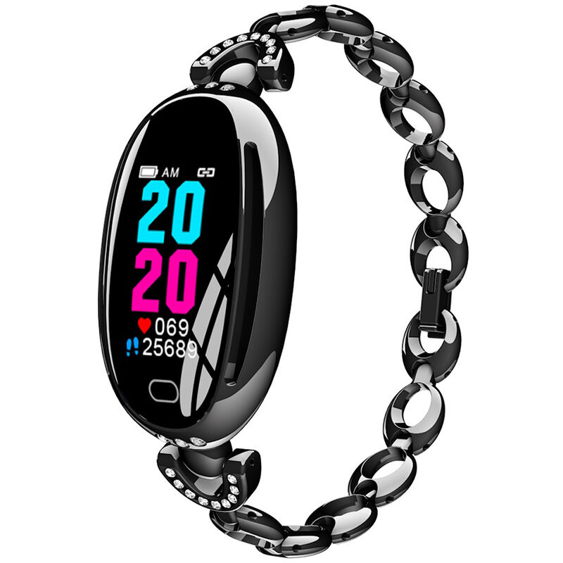 

E68 Pulsera inteligente 0.96 pulgadas IPS Pantalla colorida Reloj inteligente femenino BT4.0 Frecuencia cardiaca Presion arterial Monitoreo del sueno