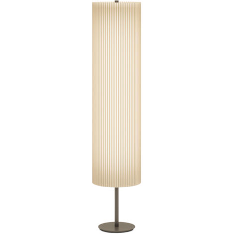 E7 CASTIGLIA handgefertigte Pongé-Plissee-Stehlampe