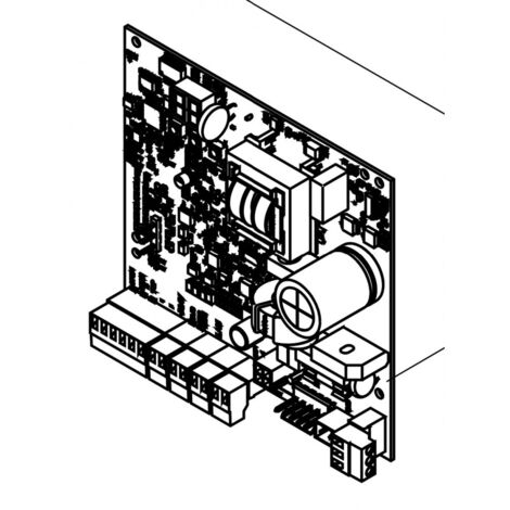 E734 - Platine Electronique. Piece Detachee Pour Gamma Kit, C734 FAAC