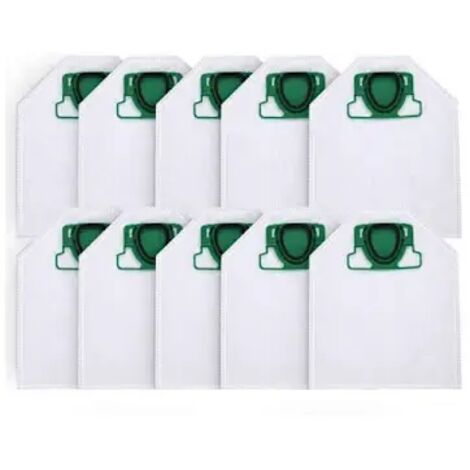 /EA/10 sacs pour aspirateur Vorwerk Kobold VK200 FP200, en microfibre polaire 5 couches de qualité supérieure pour les personnes allergiques-AquaForge