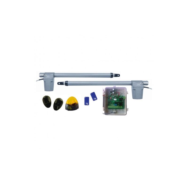 Kit Motorisation Portail Battant Automatisme ea confort B424 - Maxi 150 kg 2 m par battant, 24 v, Course 430 mm, Ouverture maxi 120°