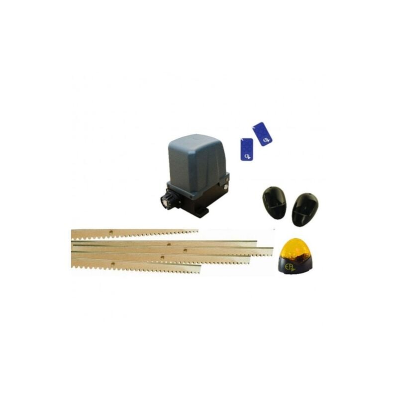 Kit Motorisation Portail Coulissant Confort ea CL1010 - pour portails 800kg max, 230V, fins de course magnétiques, 100 cycles/jour