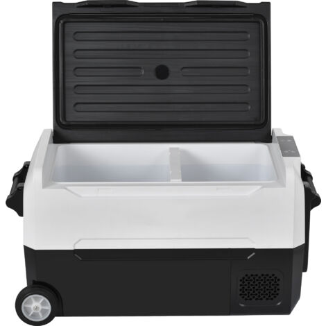 EA35 - glacière portable à compresseur, 31,5 litres, double zone, contrôle APP, 12/24V DC et 100-240V AC pour l'extérieur, les véhicules, le camping, les voyages et la maison. OKWISH