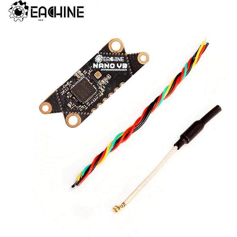 

Eachine Nano V3 VTX 5.8GHz 40CH Transmisor FPV conmutable Soporte de micrófono incorporado OSD / Pitmode / IRC Tramp RC Racing Drone