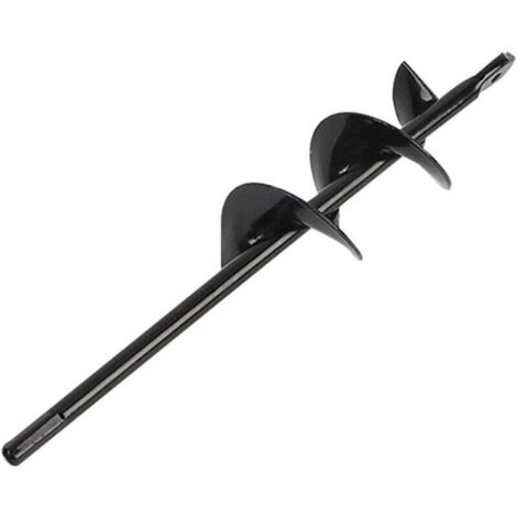 Earth auger for drill, earth auger for planters, steel drill, planter, earth auger, garden tools, good seed helper, 5 x 22 cm