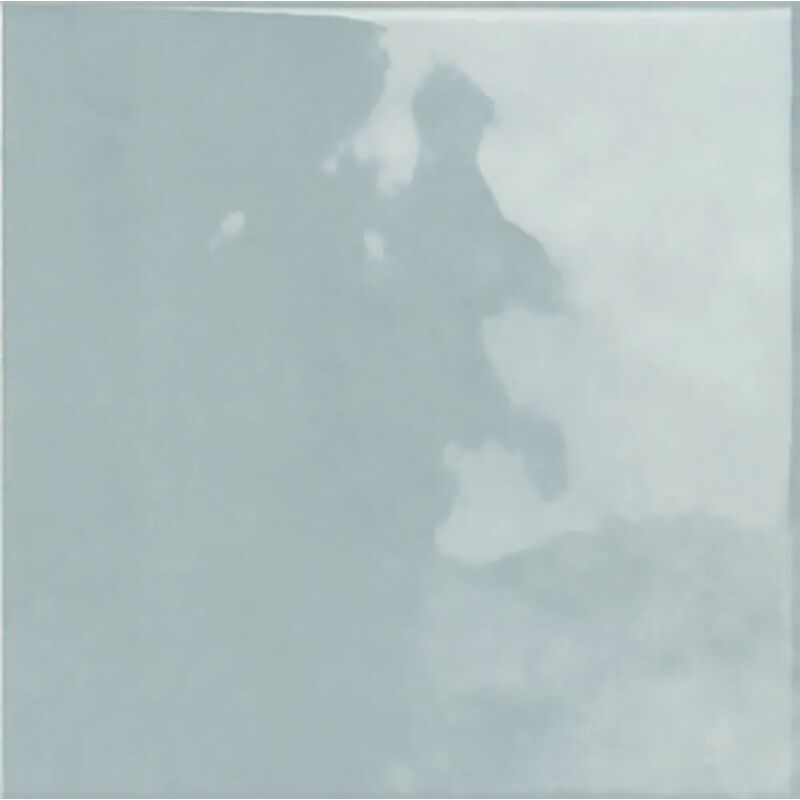 Carrelage zellige glossy bleu clair 15x15 cm