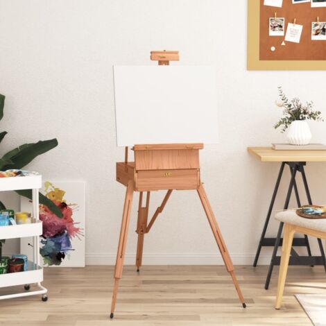 Easel Stand 81x121x173 cm Solid Beech Wood vidaXL