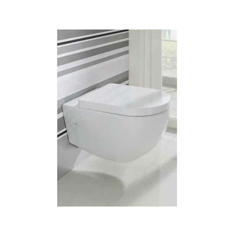 Alento Wall Hung Toilet Pan - White - 95.028 - White - Eastbrook