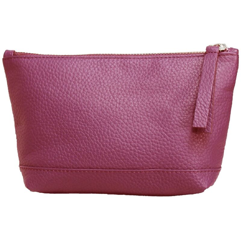 Womens/Ladies Cora Make Up Bag (One size) (Burgundy) - Burgundy - Eastern Counties Leather