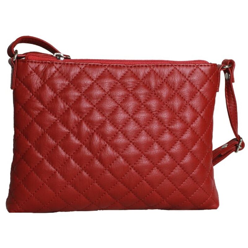 Eastern Counties Leather - Womens/Ladies Rose Quilted Handbag (One size) (Red) - Red