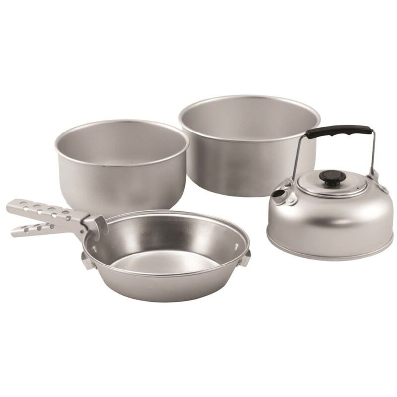 

Batería de cocina para camping L - Plateado - Easy Camp