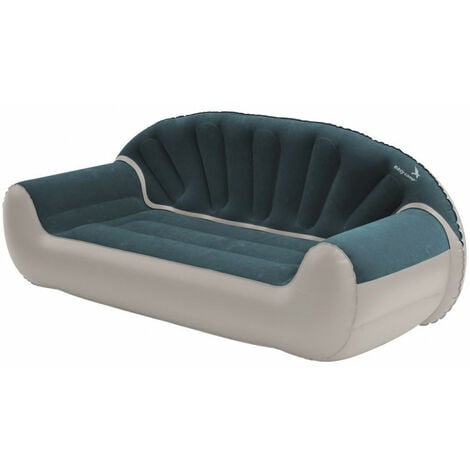 Aufblasbares Sofa Comfy 3 Personen Grau und Blau Easy Camp