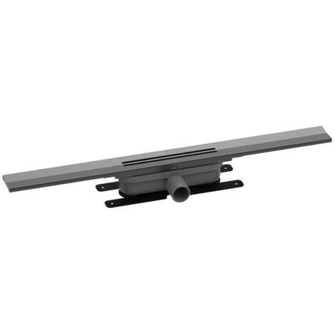 Easy drain R-line Clean Color caniveau de douche 100cm chrome noir brossé