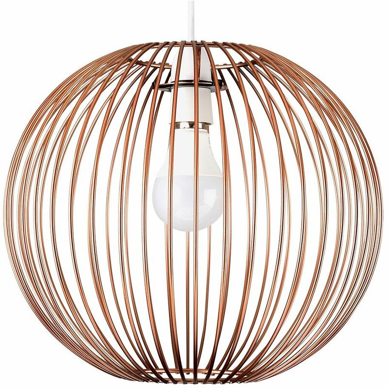 Easy Fit Ceiling Light Pendant Shade Copper Wire Ball Basket Designs