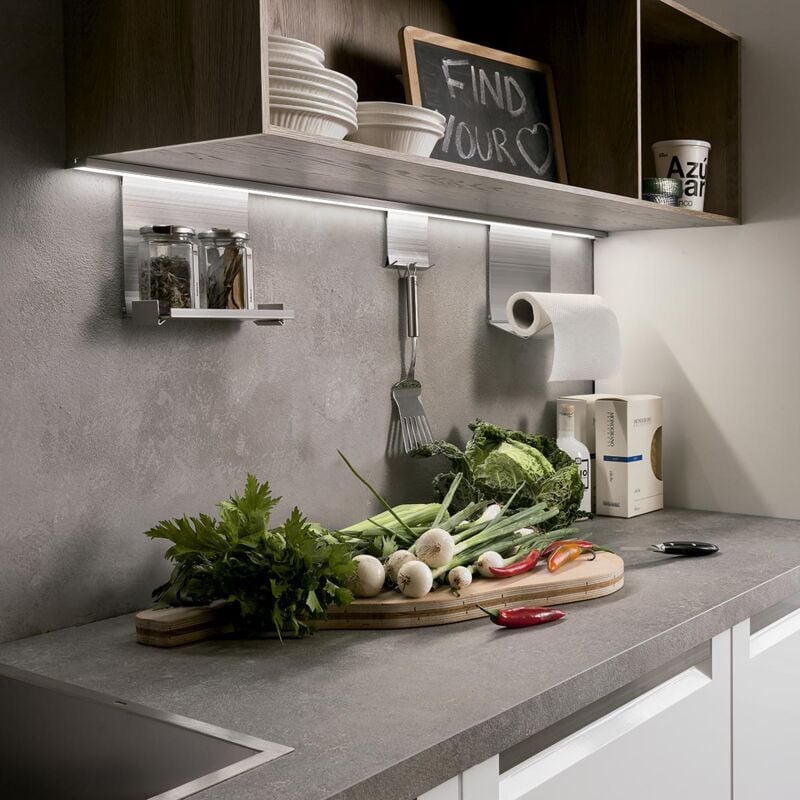 

Easy Led - Kit Accesorios Colgantes Efecto Inox Mate - Efecto Inox
