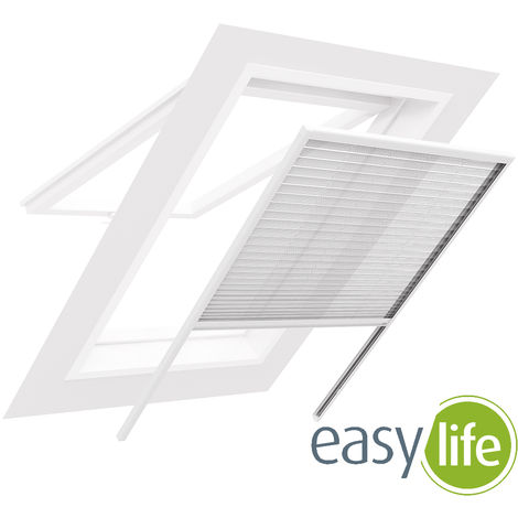 easy life Insektenschutz Plissee für Dachfenster mit Alurahmen:160 x 160 cm