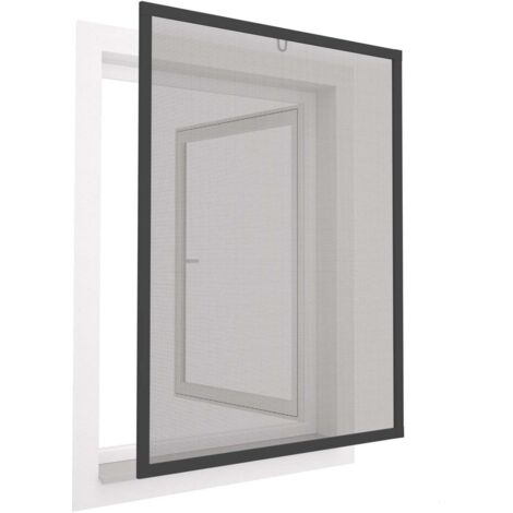 easy-life Moustiquaire moderne anthracite pour fenêtre