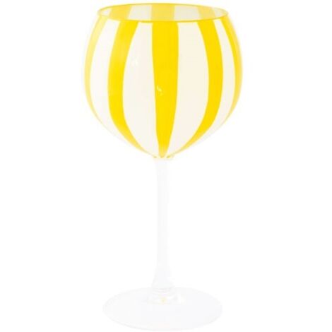 EASY LIFE - VERRE A' GIN 500 ML EN BOITE TWIST & MATCH YELLOW