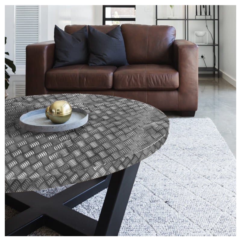 Revêtement adhésif tôle striée 45 x 200 cm