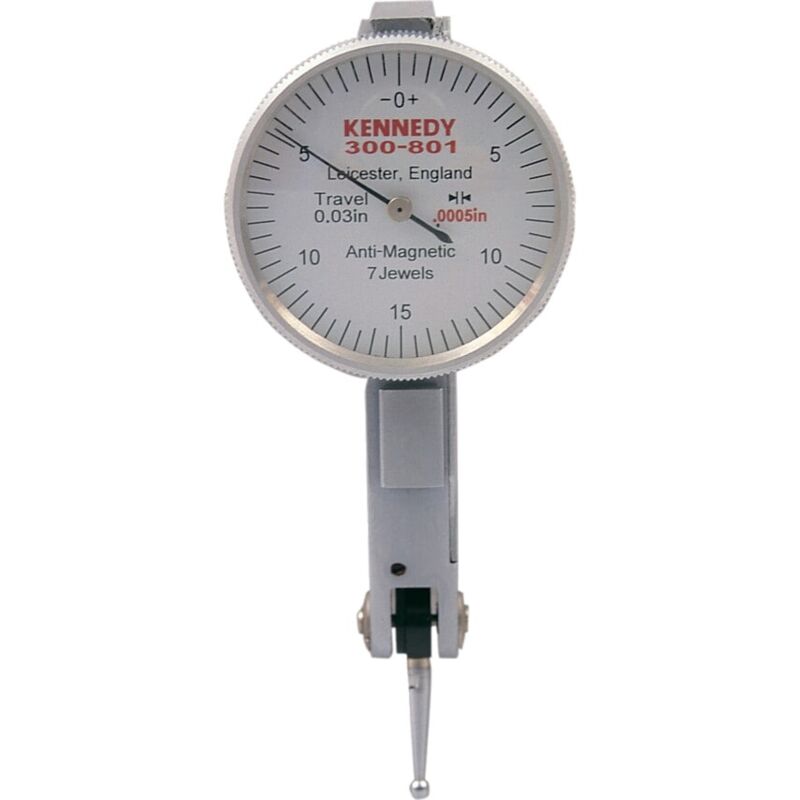Lever Dial Gauge 0.03X0.0005'X0-15-0 Jewelled - Kennedy