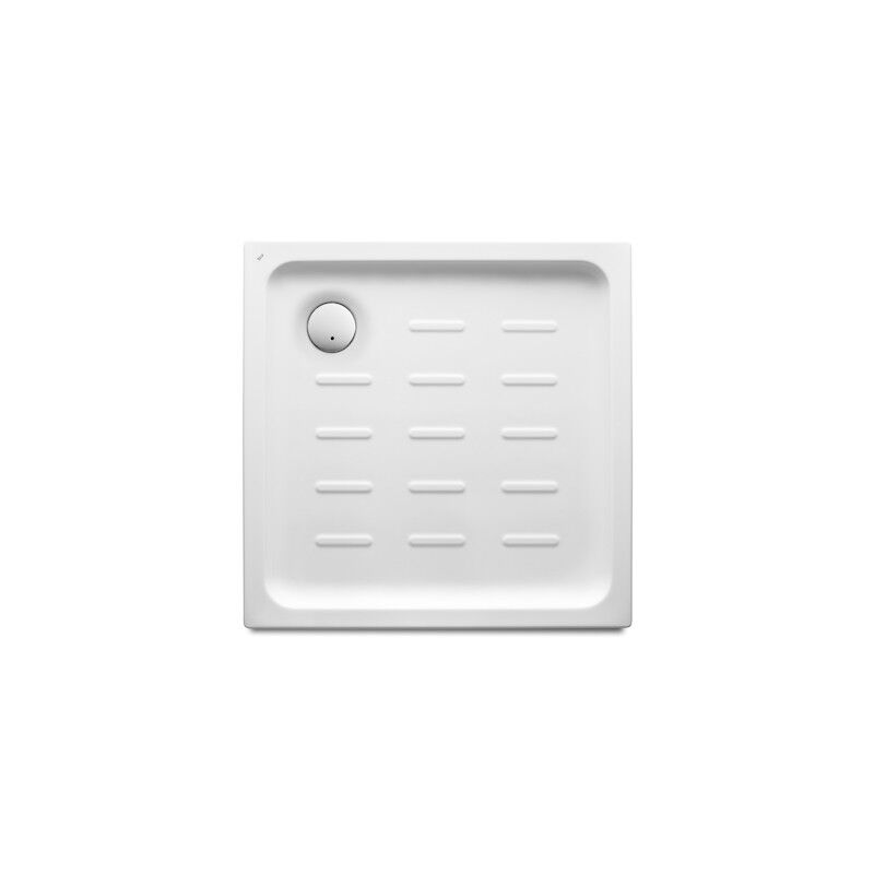 Receveur de douche carré en acrylique avec fond antidérapant easy (65 cm) Roca Dimensions : 800x800 mm