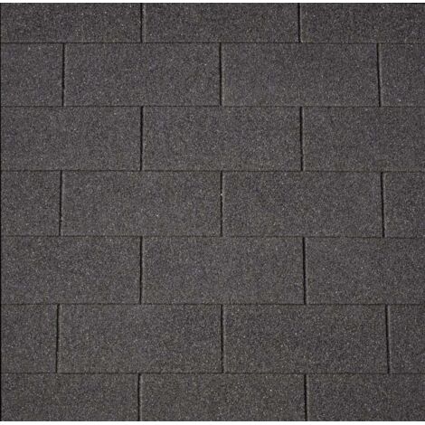Easy Rechteck-Dachschindeln schwarz 80 x 33,6 cm Schindel Dach Dachschindel