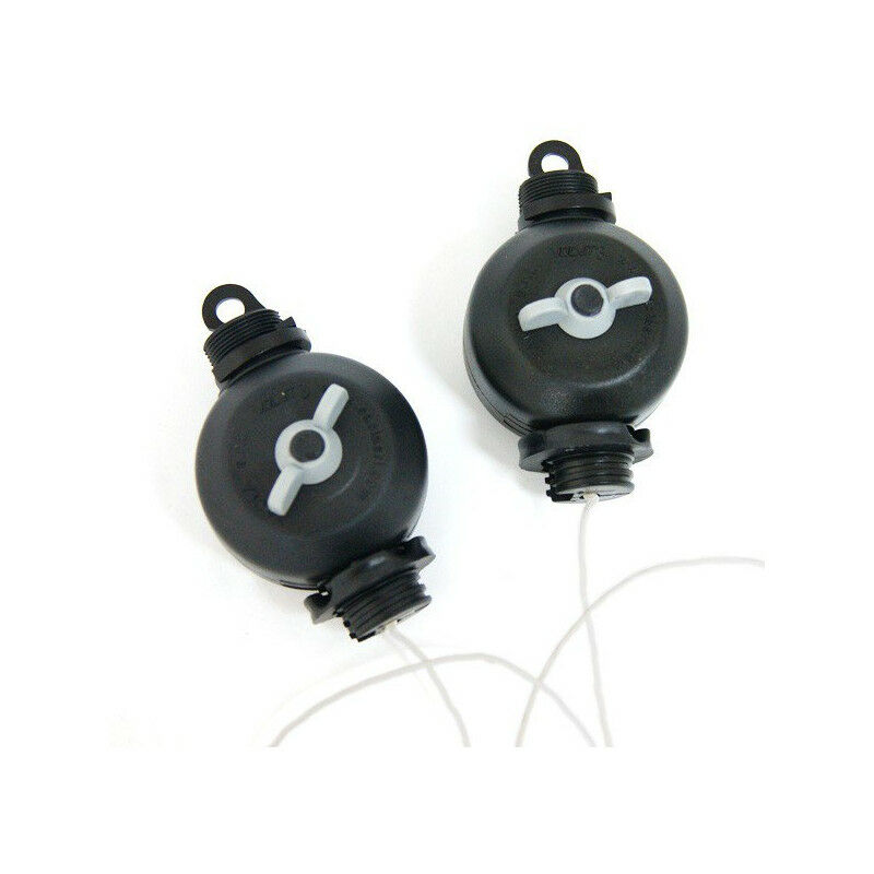 Easy Roller - 2 paires - fixation réglable 2 x 5 Kg pour lampes de culture - sacla original