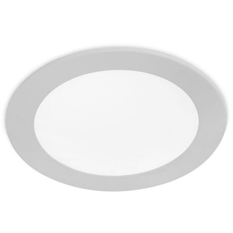 Easy round downlight redondo con luz led en color blanco frío 6000k Ø 120mm en color gris