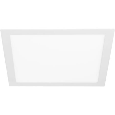 Easy Square downlight cuadrado con luz led blanco frío 6000K en color blanco