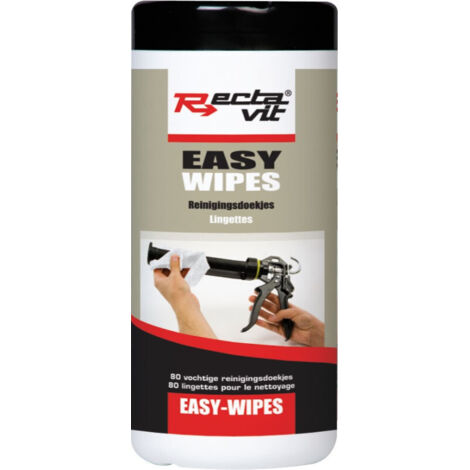 Easy wipes - Lingettes pour nettoyage professionnel - Rectavit - 80 pièces