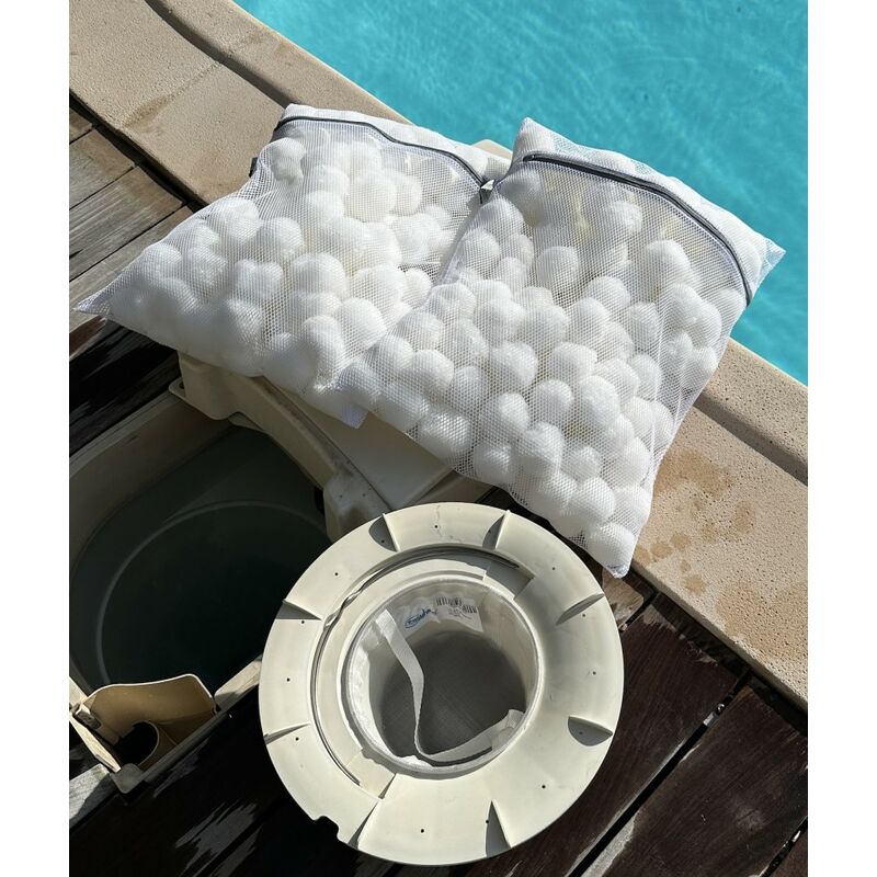 Cartouche easyballes compatible waterair filwat ( 2 sacs de balles filtrantes + 1 panier skimmer préfiltre )